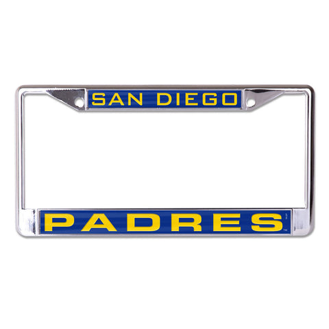 San Diego Padres License Plate Frame - Inlaid - Special Order-0