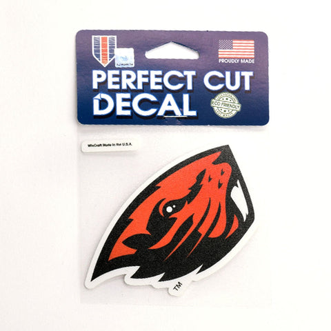 Oregon State Beavers Decal 4x4 Perfect Cut Color - Special Order