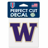 Washington Huskies Decal 4x4 Perfect Cut Color - Team Fan Cave