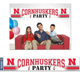 Nebraska Cornhuskers Banner Party - Team Fan Cave