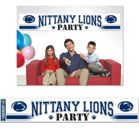 Penn State Nittany Lions Banner 12x65 Party Style Special Order - Team Fan Cave