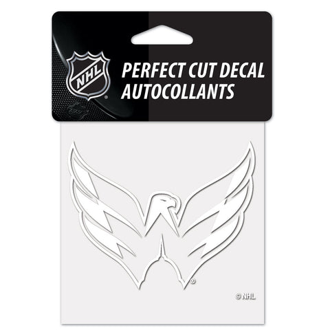 Washington Capitals Decal 4x4 Perfect Cut White Special Order - Team Fan Cave