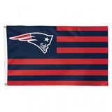New England Patriots Flag 3x5 Deluxe Americana Design - Team Fan Cave