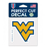 West Virginia Mountaineers Decal 4x4 Perfect Cut Color - Team Fan Cave