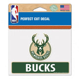 Milwaukee Bucks Decal 4.5x5.75 Perfect Cut Color - Special Order - Team Fan Cave