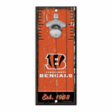Cincinnati Bengals Sign Wood 5x11 Bottle Opener - Special Order