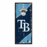 Tampa Bay Rays Sign Wood 5x11 Bottle Opener - Special Order - Team Fan Cave