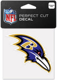 Baltimore Ravens Decal 4x4 Perfect Cut Color