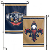 New Orleans Pelicans Flag 12x18 Garden Style 2 Sided - Team Fan Cave