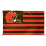 Cleveland Browns Flag 3x5 Deluxe Americana Design - Special Order