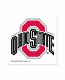 Ohio State Buckeyes Tattoos Temporary Team Color