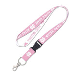 Notre Dame Fighting Irish Lanyard with Detachable Buckle - Pink