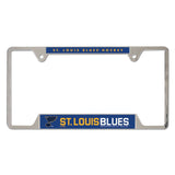 St. Louis Blues License Plate Frame Metal Special Order