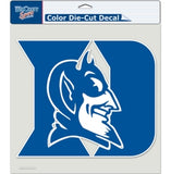 Duke Blue Devils Decal 8x8 Die Cut Color