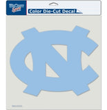 North Carolina Tar Heels Decal 8x8 Die Cut Color - Team Fan Cave