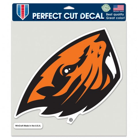 Oregon State Beavers Decal 8x8 Die Cut Color - Team Fan Cave