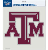 Texas A&M Aggies Decal 8x8 Die Cut Color - Team Fan Cave