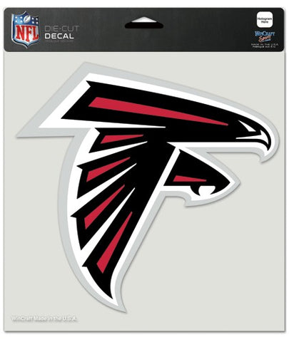 Atlanta Falcons Decal 8x8 Die Cut Color - Team Fan Cave