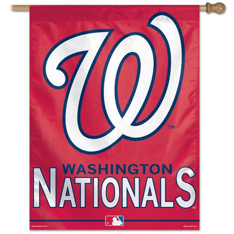 Washington Nationals Banner 28x40 Vertical Alternate Design - Team Fan Cave