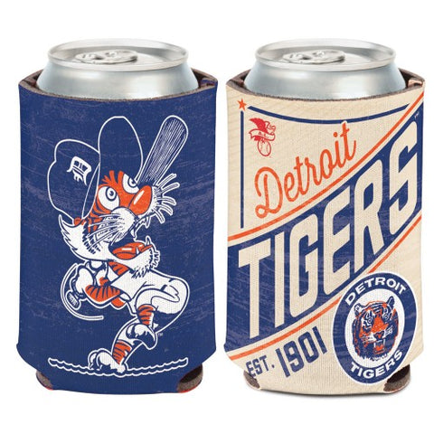 Detroit Tigers Can Cooler Vintage Design Special Order