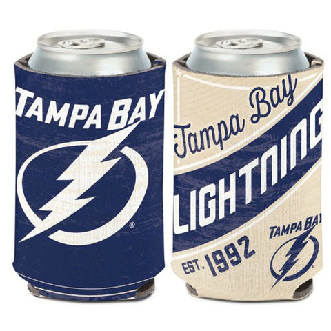 Tampa Bay Lightning Can Cooler Vintage Design Special Order
