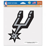 San Antonio Spurs Decal 8x8 Die Cut Color - Team Fan Cave