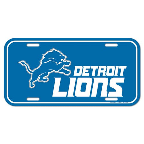 Detroit Lions License Plate - Team Fan Cave