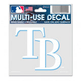 Tampa Bay Rays Decal 3x4 Multi Use - Team Fan Cave