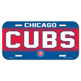 Chicago Cubs License Plate Plastic - Team Fan Cave