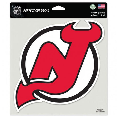 New Jersey Devils Decal 8x8 Perfect Cut Color Special Order - Team Fan Cave