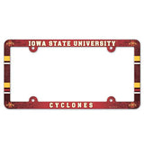 Iowa State Cyclones License Plate Frame - Full Color