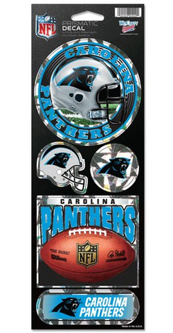 Carolina Panthers Stickers Prismatic - Team Fan Cave