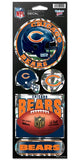 Chicago Bears Stickers Prismatic - Team Fan Cave