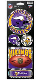 Minnesota Vikings Stickers Prismatic - Team Fan Cave