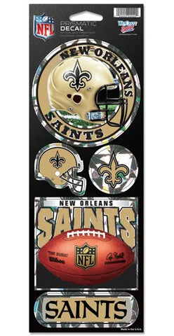 New Orleans Saints Stickers Prismatic - Team Fan Cave