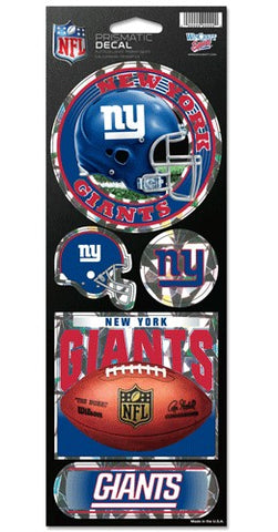 New York Giants Stickers Prismatic - Team Fan Cave