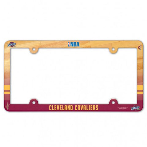 Cleveland Cavaliers Plastic Full Color License Plate Frame - Team Fan Cave