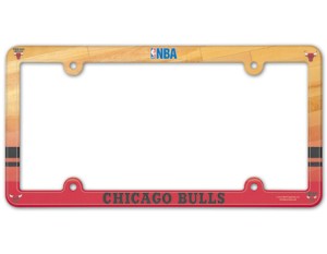 Chicago Bulls License Plate Frame - Full Color - Team Fan Cave