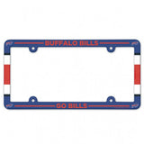 Buffalo Bills License Plate Frame Plastic Full Color Style