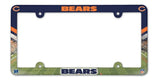Chicago Bears License Plate Frame Plastic Full Color Style-0