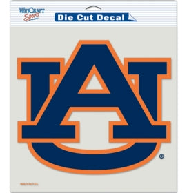 Auburn Tigers Decal 8x8 Die Cut Color - Team Fan Cave