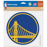 Golden State Warriors Decal 8x8 Die Cut Color - Team Fan Cave