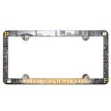 Pittsburgh Pirates License Plate Frame Plastic Full Color Style - Special Order-0