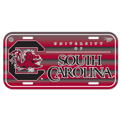 South Carolina Gamecocks Plastic License Plate