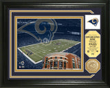 St. Louis Rams Single Coin Stadium Photo Mint