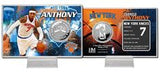 New York Knicks Carmelo Anthony Coin Card - Silver Stad - Team Fan Cave