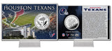 Houston Texans Silver Coin Card - Team Fan Cave