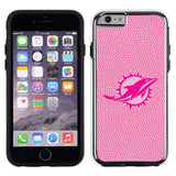 Miami Dolphins Pink NFL Football Pebble Grain Feel IPhone 6 Case - - Team Fan Cave