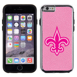 New Orleans Saints Pink NFL Football Pebble Grain Feel IPhone 6 Case - - Team Fan Cave