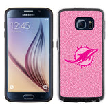 Miami Dolphins Pink NFL Football Pebble Grain Feel Samsung Galaxy S6 Case - - Team Fan Cave